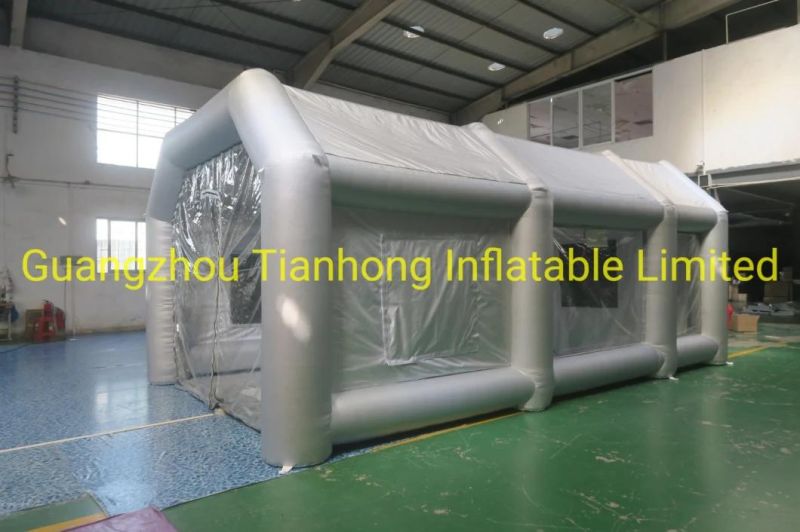 Free Shipping 8X4m Inflatable Paint Booth Inflatable Spray Booth for Cars