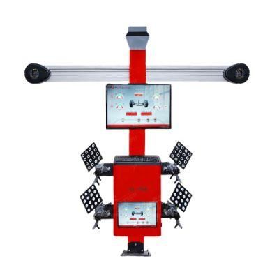 CE Approved Double Screen Wheel Alignment with Car Lift for Tire Shop