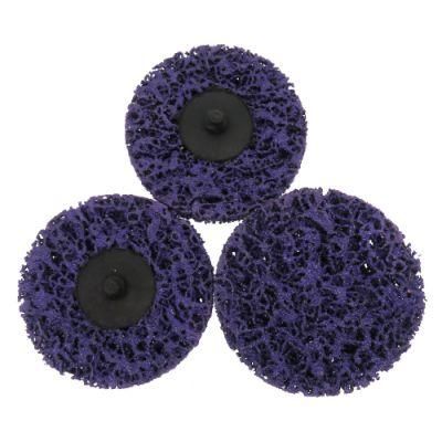 3 Inch 75mm Round Purple Quick Change Surface Conditioning Discs