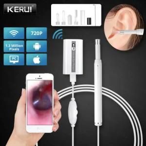 Ear Cleaning Endoscope USB WiFi Visual Ear Spoon Mini Camera 720p Ear Picker Ear Wax Removal Otoscope for Android Ios