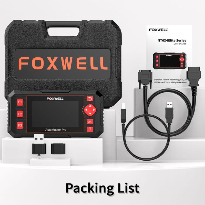 Foxwell Nt604 Elite OBD2 Diagnosis Tool Professional Automotive Scanner ABS Airbag at Engine Code Reader Car Automotive Tools