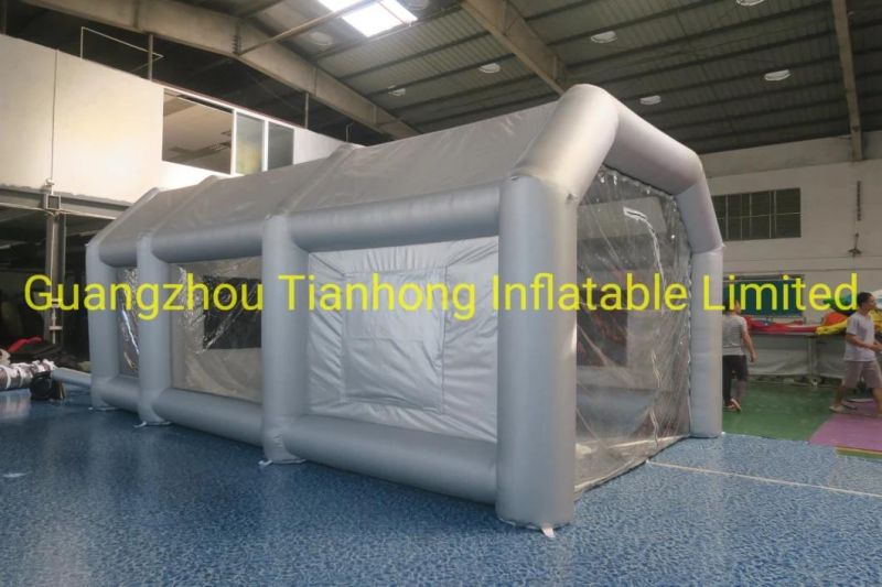 Free Shipping 8X4m Inflatable Paint Booth Inflatable Spray Booth for Cars