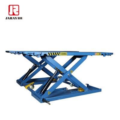 1m 1.2m Height Movable Scissor Lift Hydraulic Scissor Lift Low Rise Scissor Lift