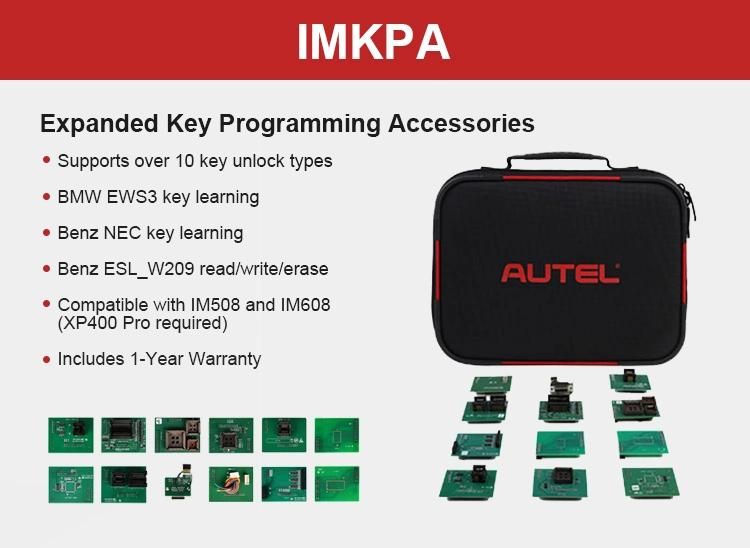 Autel Im608PRO XP400 PRO J2534 Apb112 G-Box2 Key Coding Equipment