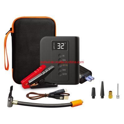 8800mAh Power Bank Car Jump Starter with Tire Inflator Car Air Pump Compressor