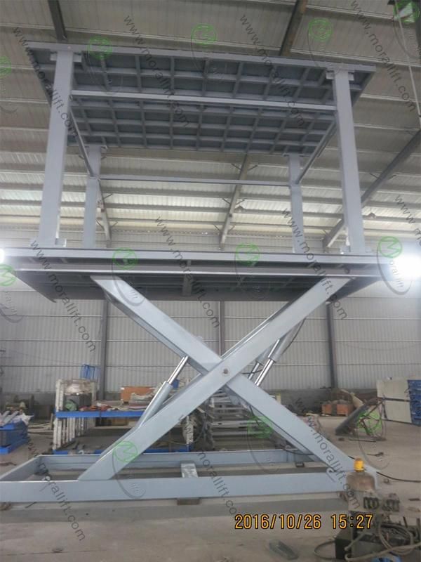 CE Approved Home Basement Scissor Car Lift