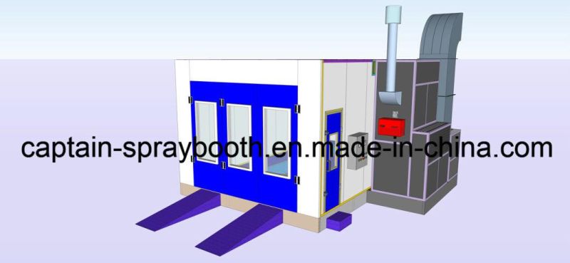 Car Spray Booth with Diesel Burner