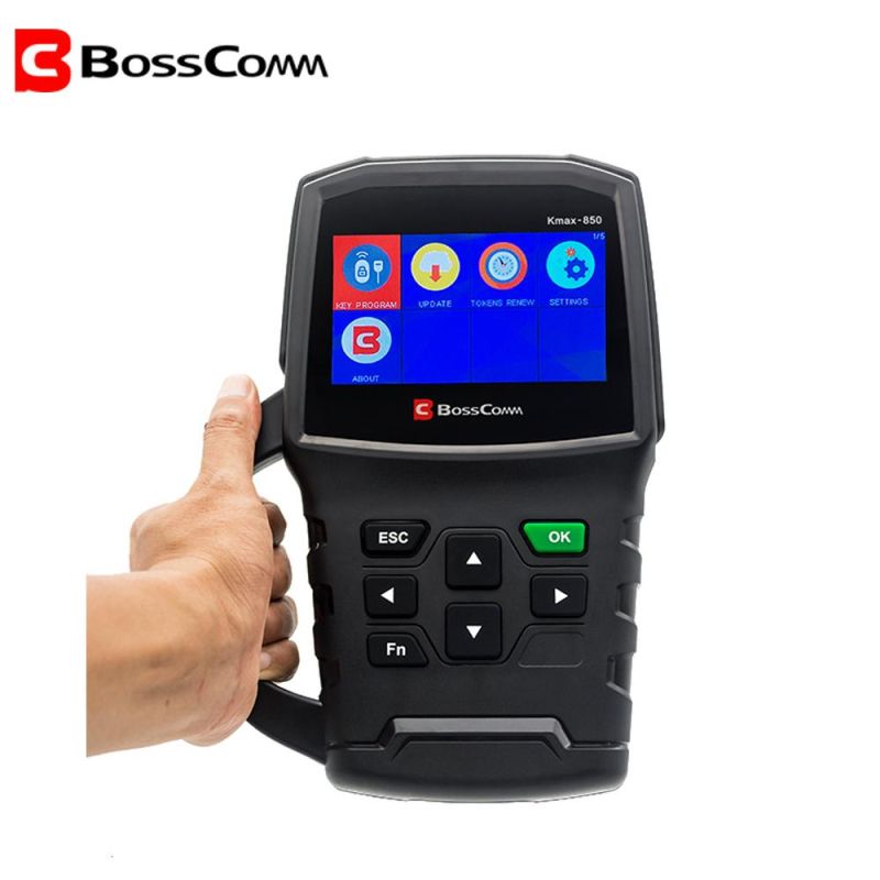 2020 Bosscomm Kmax-850 Auto Car Key-Programmer-Tool Locksmith Automotivo OBD2 Immobilizer Scanner Key Programming Tool