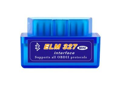 Super Mini Elm327 Bluetooth V1.5 OBD2 Scanner for All Obdii Protocols Wafer Chip Elm 327 V1.5 for Android