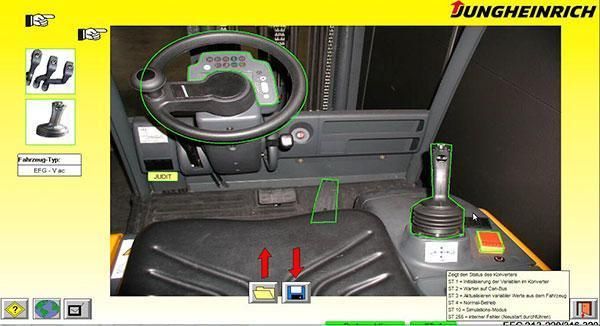 Forklift Diagnostic Tools Judit-4 Jungheinrich Diagnostic Scanner Kit Judit Incado Box Judit 4.35 Plus Panasonic CF19 Laptop