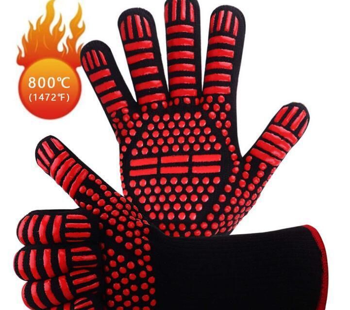 Mitt Baking Glove Extreme Heat Resistant 500 Temperature