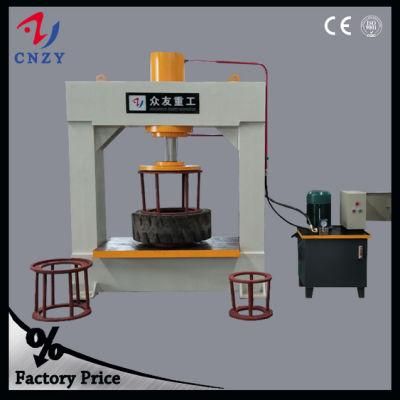 Workshop Use Mini Type H Frame Hydraulic Solid Tire Press Machine 200t