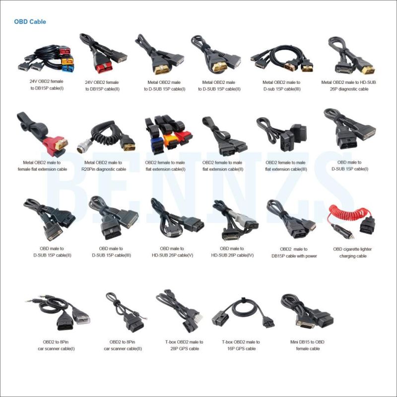 Factory Directly Supply OBD2 Connector J1962 OBD2 Cable for Auto Diagnostic Tool