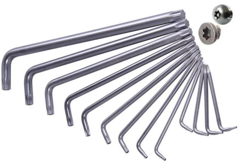 4mm 5mm Alloy Steel Cr-V S2 Hex Wrench Allen Key