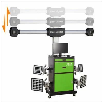 Auto Smart 4 Wheel Aligner Adjusting Machine Pl-3D-5555u with 3D Digital System