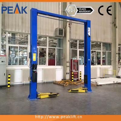 Clear Floor Manual Car Hoist 2 Post for Type Service (208C)