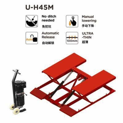 Unite Car Scissor Lift Table U-H45m Small Platform Pantograph Scissor Lift