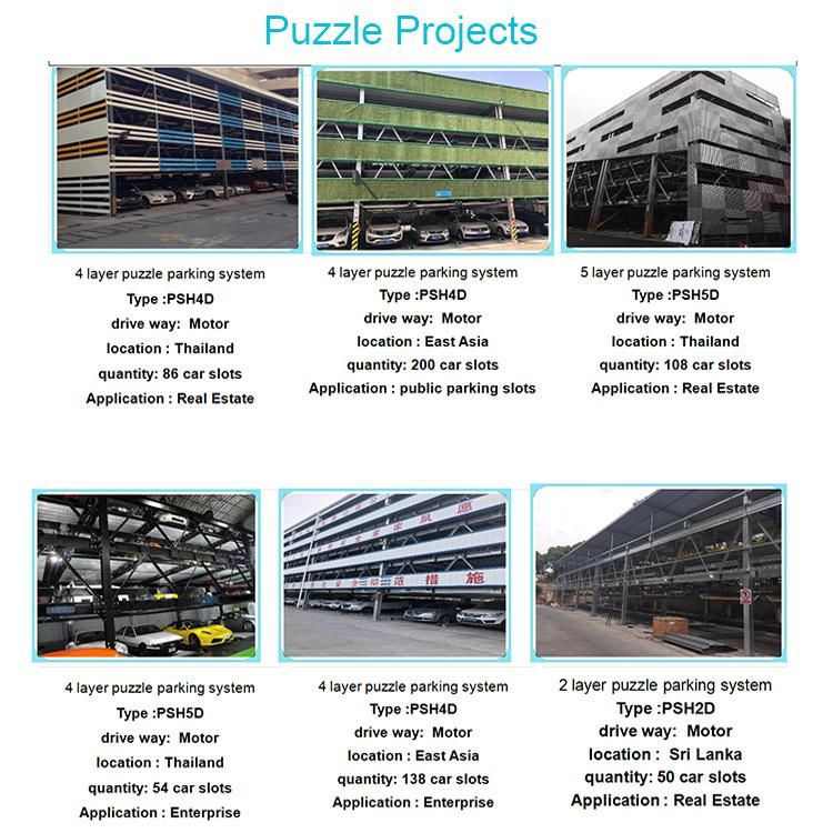 Hot-Sell Multi-Level Robotic Puzzle Car Parking System