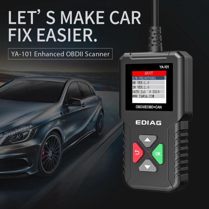 Auto Scanner Ediag Ya-101 Similar to Launch Cr3008 Obdii Test