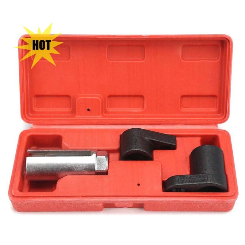 Viktec OEM 3PCS 3/8 Inch Drive Oxygen Sensor Socket Wrench Oxygen Sensor Socket Set with Your Own Brand