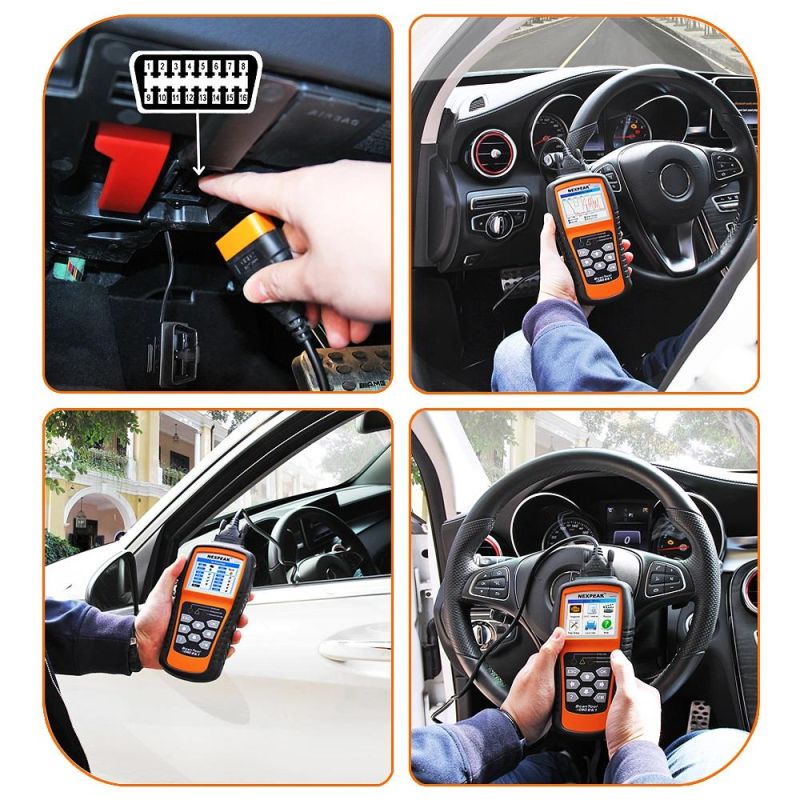 Nexpeak Nx501 OBD2 Automotive Scanner Obdii Code Reader Diagnostic Tool Check Engine Multi-Languages Car Tools Full OBD2 Scanner