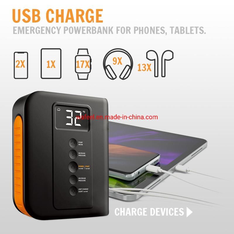 Digital Display Power Bank Portable Car Battery Jump Starter