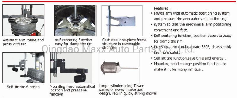 Automatic Tire Changer Machine for Car Tires