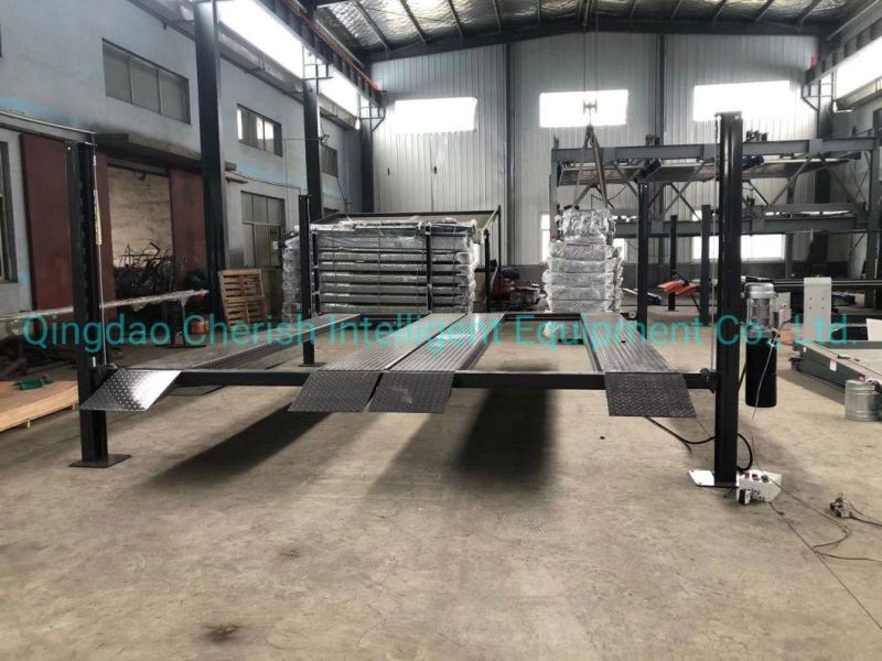 Hydraulic Double Level Car Stacker for Four Cars