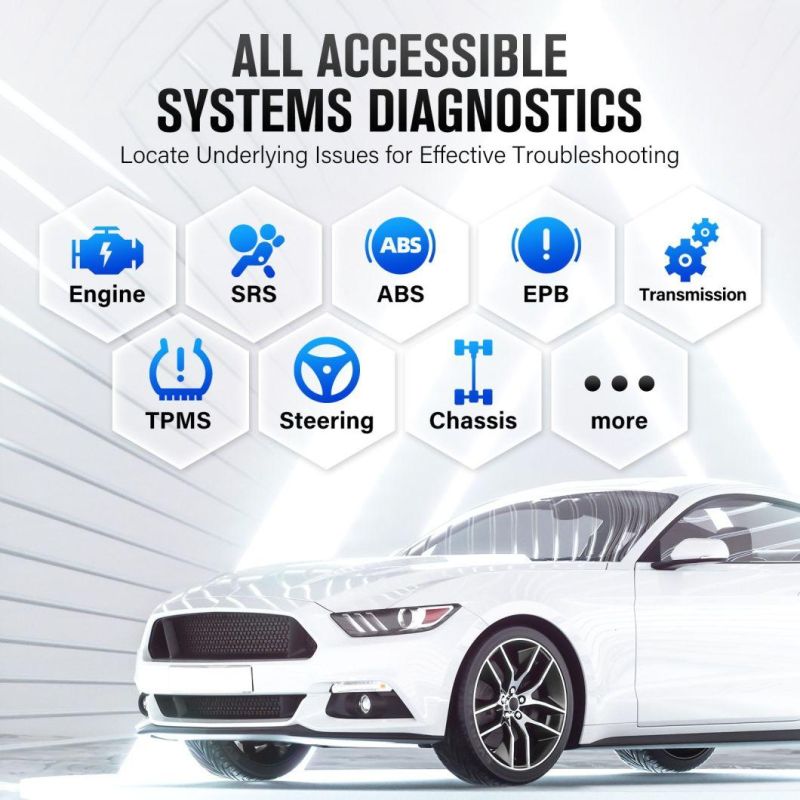 New Release Autel Ms906s wireless Car Universal Diagnostic Machine with OBD1 Connectors