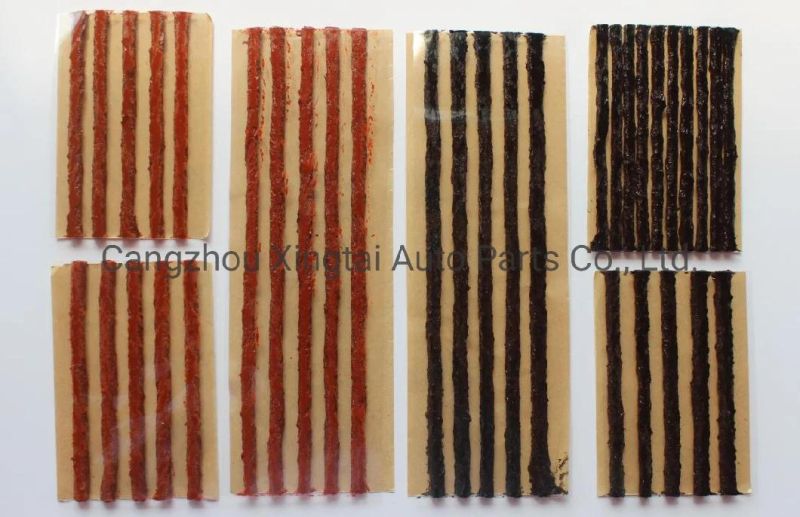 Xingtai Brand Brown/Black Tyre Seal Plug Tire Repair Rubber Strips