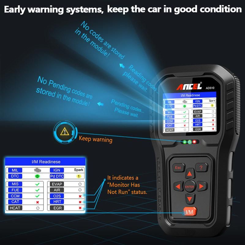 Ancel Ad510 OBD2 Scanner OBD 2 Automotive Auto Code Scanner Reader Odb2 Car Diagnostic Scanner for BMW Mercedes Scanner Tool