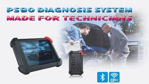 Xtool PS90 Tablet Vehicle Diagnostic Tool Support WiFi