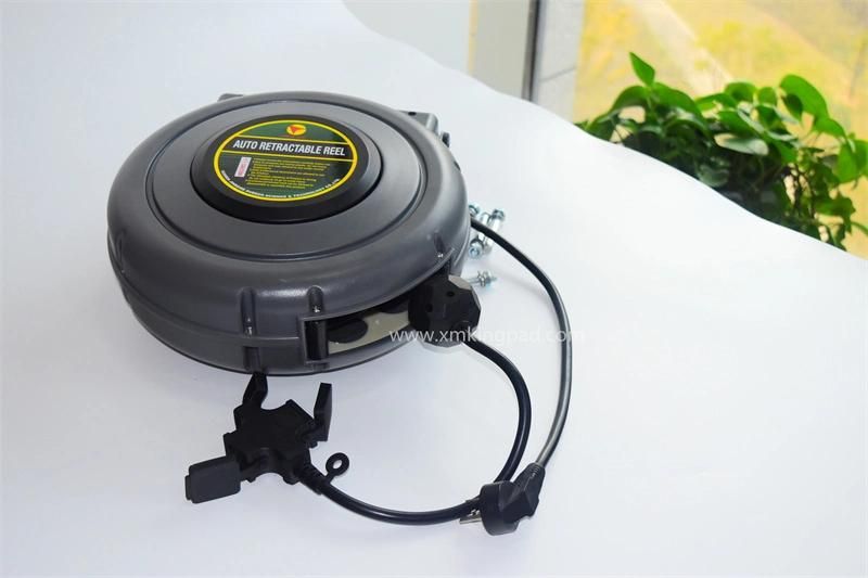 Jinbeide 12 Meters Automatic Retractable 39.37FT Electric Hose Reel Wall Mount Cable Reel Electric Hose Reel