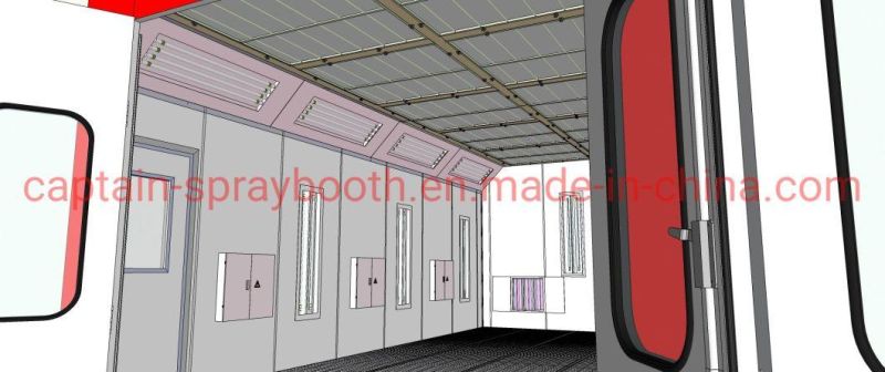 Spray Booth/Painting Booth with Electric Heating (Infrared lamp)