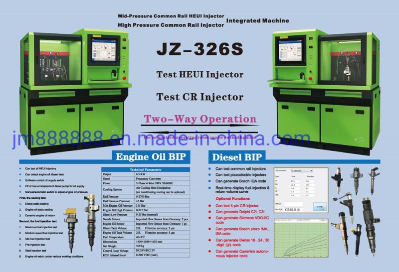 Coding & Testing Cr Injectors Caterpillar Heui Injector Diesel Test Bench