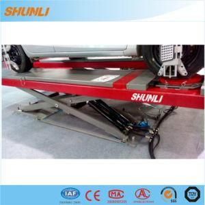 on Ground Double Level Scissor Lift for Four Wheel Alignment