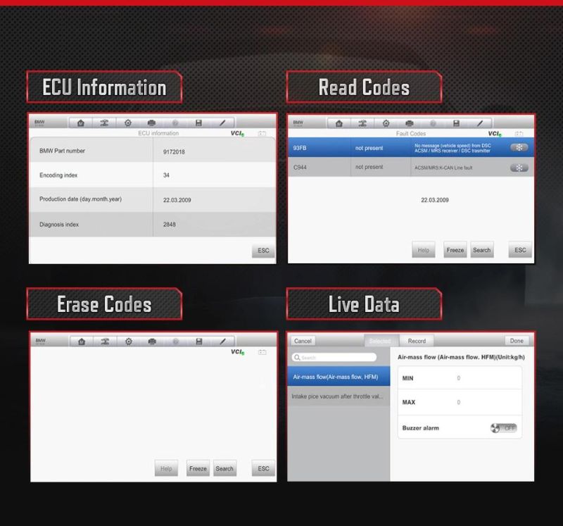 Autel Maxicom Mk 808 Vehicle Diagnostics Tool Autel Maxicom Mk808bt