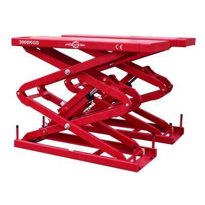 Underground Installation 3ton Car Scissor Lifter