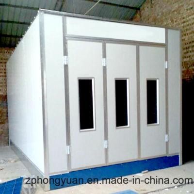 Car Auto Spray Painting Booth with Intake and Exhaust Fan