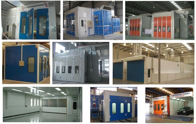 Factory Supply Painting Spray Booth with Curtain