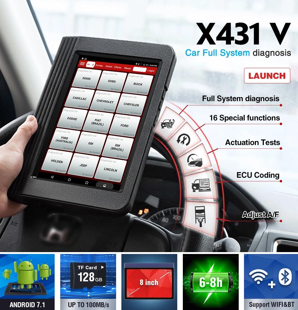 Launch X431 V OBD2 Scanner Complete Auto Diagnosis Obdii Test