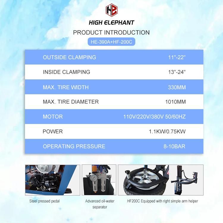 High Quality Professional Auto Repair Equipemnt Tire Changer