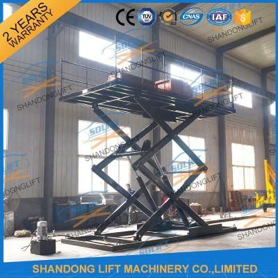 Ce Customized Scissor Car Lift for Home Garage