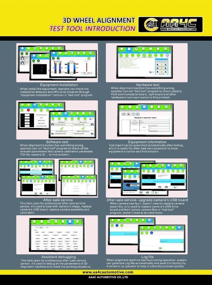 AA4c Camera Beamautomatically Move 3D Wheel Alignment (AA-DT121B)