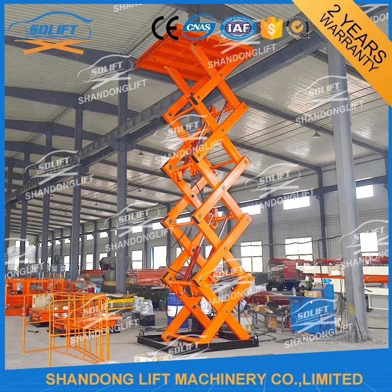 New Design Hydraulic Electric Warehouse Cargo Scissor Lift Table