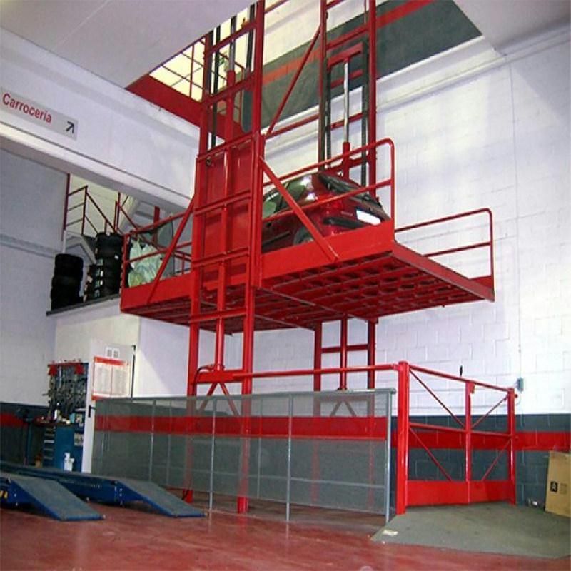 Vertical Hydraulic 4 Post Car Lift for Wasehouse or Garage Parking