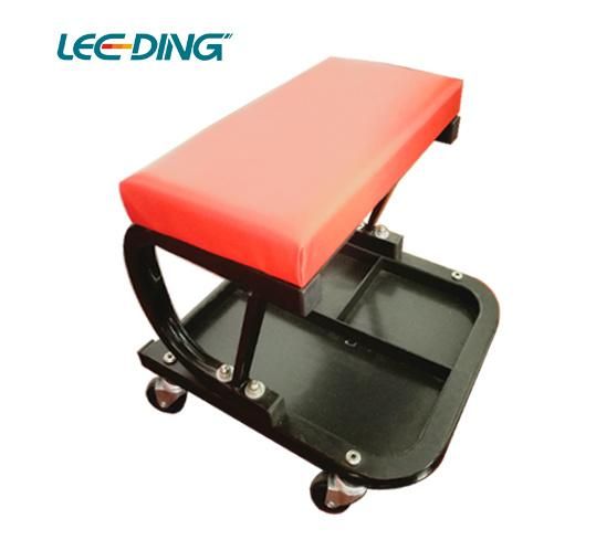 Mechanic Creeper Seat with Tool Shelf Steel Work Stool Repair Car Tool