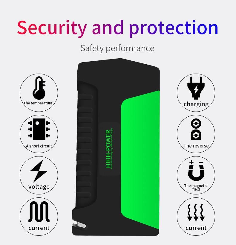 Jump Starter Auto Starter Multi-Function Emergency Start Power Supply for Vehicle Home Backup Power Station Home Backup Battery Auto Booster