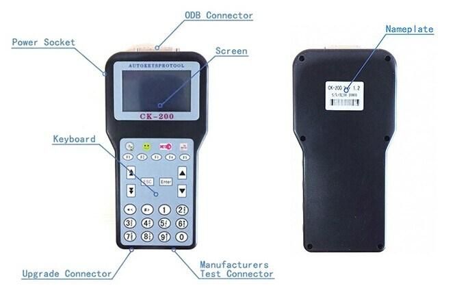 Ck-200 Ck200 Auto Key Programmer Updated Version of Ck-100