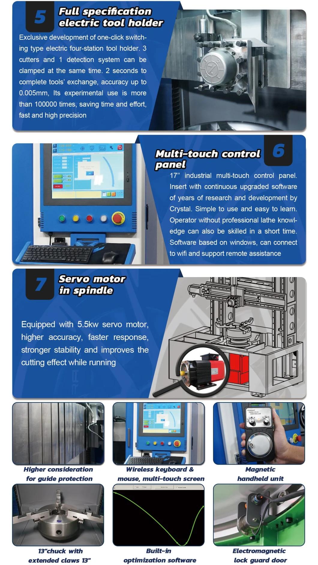 Quick Delivery Awr901vp Vertical Diamond Cutting Alloy Wheel Repair Machine